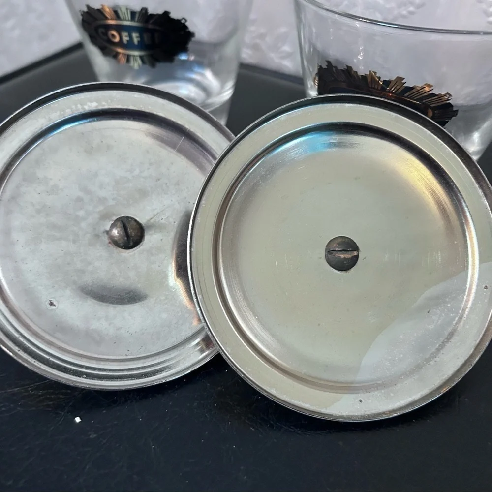 MCM barware coffee tea serve-ware good condition pair